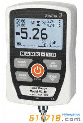 美國Mark-10 M3系列數顯測力計/推拉力計