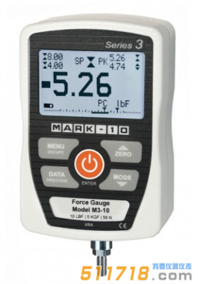 美國Mark-10 M3-500手持式數字推拉力計