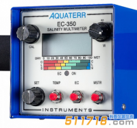 美國Aquaterr EC-350土壤水分鹽分溫度速測儀