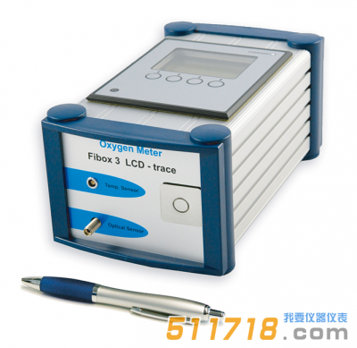 德國PreSens Fibox 3 LCD trace便攜式微量氧分析儀