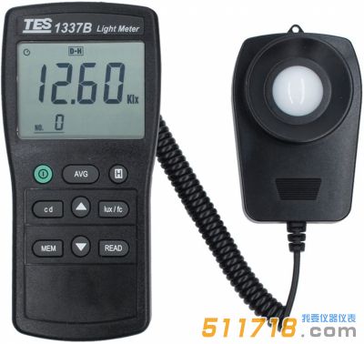 臺灣泰仕 TES-1337B照度計(jì)(光強(qiáng)度)