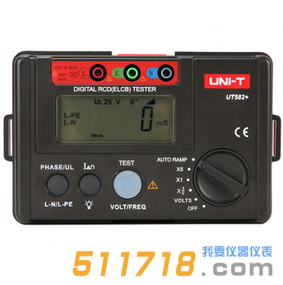 UT582+漏電保護(hù)開(kāi)關(guān)測(cè)試儀