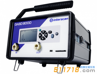 美國Interscan GasD 8000便攜式甲醛氣體分析儀
