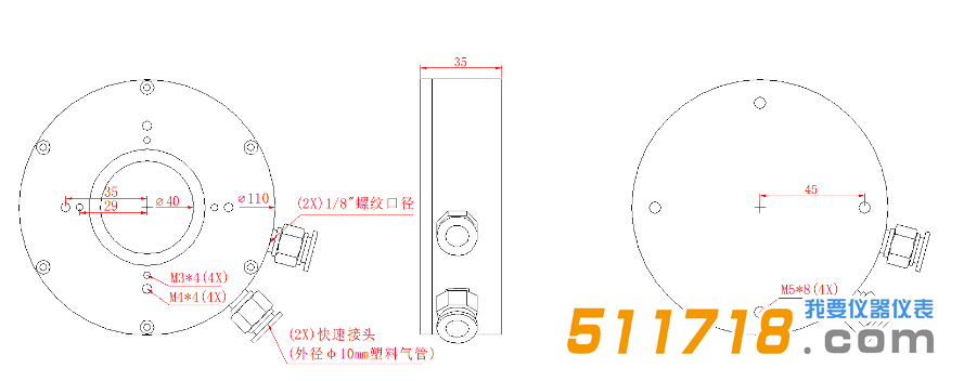 W1000-CB-40型激光功率計探頭.png